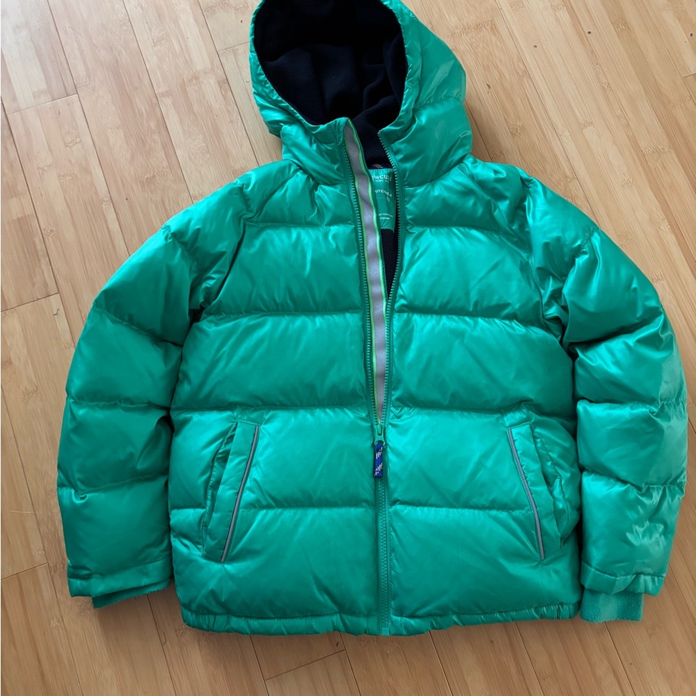 Crewcuts Vibrant Green Puffer Jacket for Kids